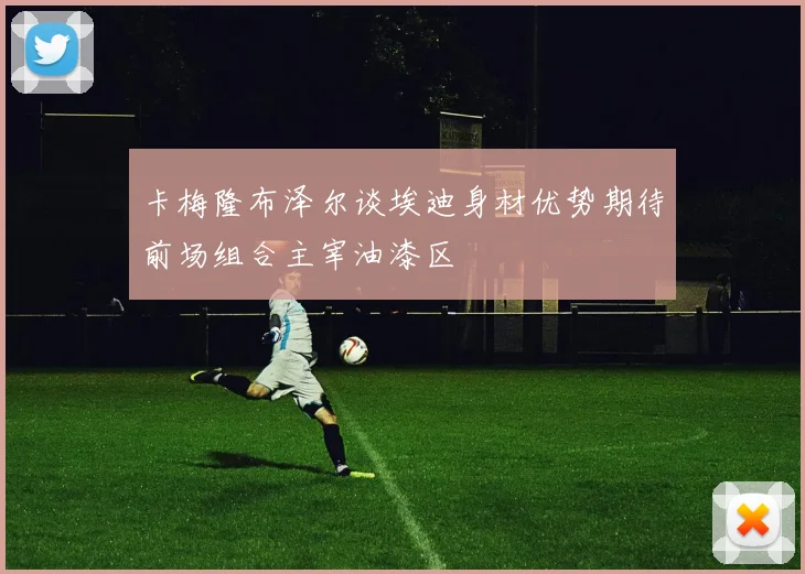 卡梅隆布泽尔谈埃迪身材优势期待前场组合主宰油漆区